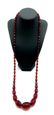 Antique flapper cherry amber - cherry,