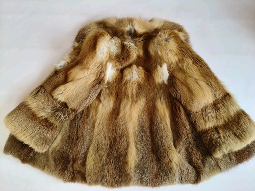 Vintage genuine red fox - , fur