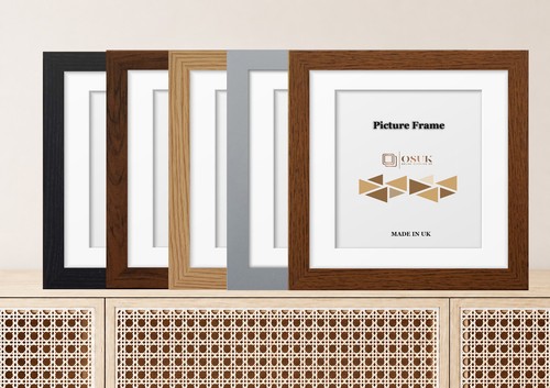 Square photo frame - square, black