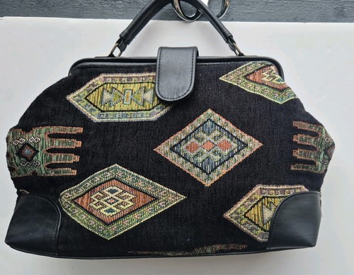 Black woven gladstone style - black,