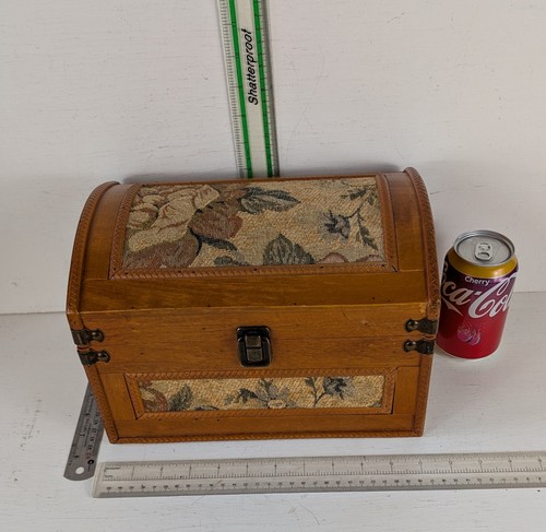 Domed wooden chest - domed, with