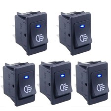 5x Blue LED Car Dash Dashboard