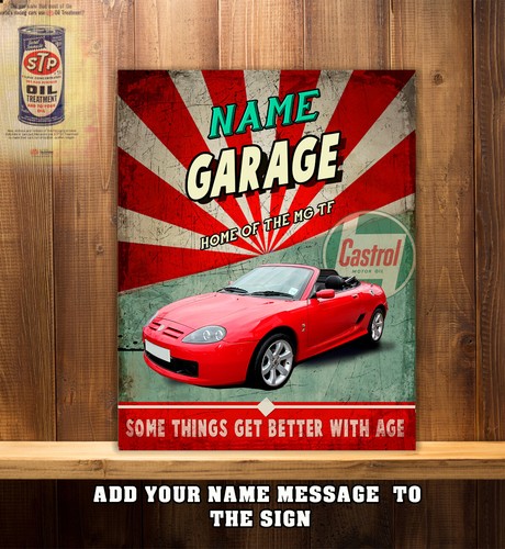 Personalised car garage - mg,