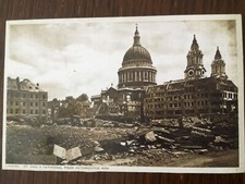WW2 BLITZ HISTORY ; POSTCARD
