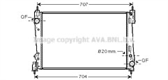 Spec ava radiator for fiat - ava,