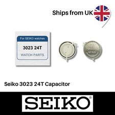 Seiko 3023 24T Capacitor Watch Battery - 5M42 5M43 5M62 5M62A 5M63 5M65