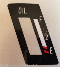 YAMAHA RXS100 SIDE PANEL OIL TANK LEVEL RESTORATION DECAL