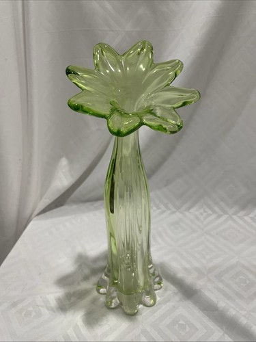 Vintage murano art glass green - glass,