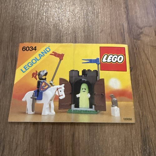Vintage castle lego 6034 black - lego,