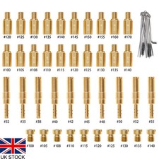 40Pcs For PWK Keihin OKO Carbs Carburetor Main Jets with Slow Pilot Jets Sets
