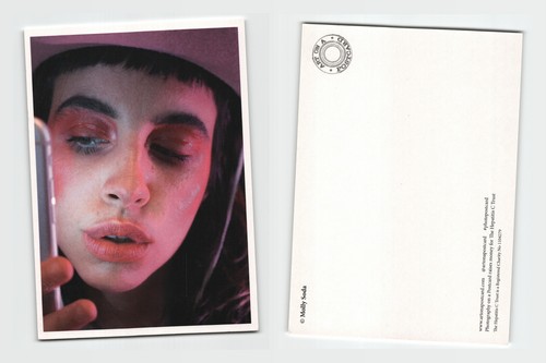 Modern art postcard portrait - art,