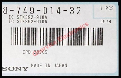 Sony 874901432 stk 392 910a - sony, stk-392-910a