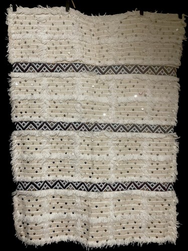 Moroccan handira blanket wool - blanket,