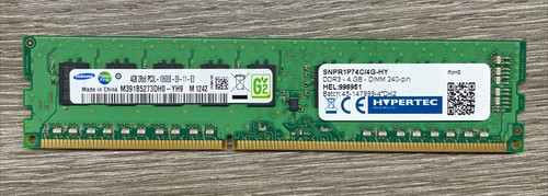 4gb samsung ddr3l pc3l 10600e - samsung,