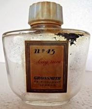 Vintage Bottle Of Bay Rum Grossmith Piccadilly London Cologne/Aftershave Lotio"9