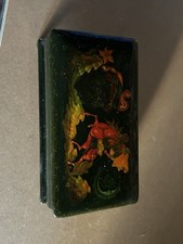 Russian hand-painted lacquer box.   B2
