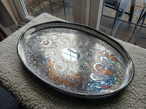 Vintage silver plated footed - vintage,
