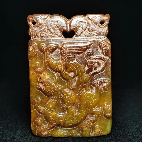 Chinese old jade - chinese, carved