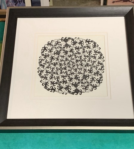 Escher framed division - escher, "division"