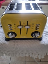 Morphy Richards 4 Slice Toaster Yellow Tested Working