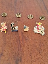 Rare South Wales Police enamel Super Ted pin badges, selection from 1990's