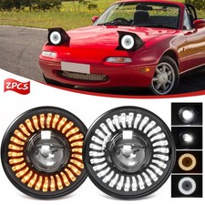 Pair DOT 7" inch Round LED