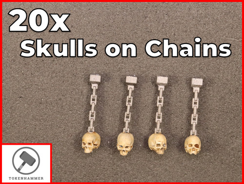Pack skulls chains - on,