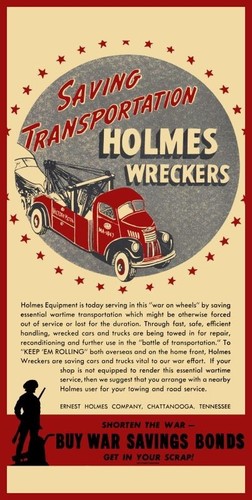 1942 style holmes wrecker tow - 1942,