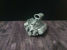 1/18 V8 flathead engine for diorama or diecast UNPAINTED