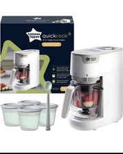 ✅Tommee Tippee Quick Cook Baby Food Steamer and Blender - White