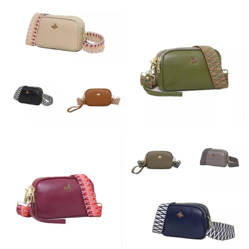 Ladies leather crossbody - ladies, 3