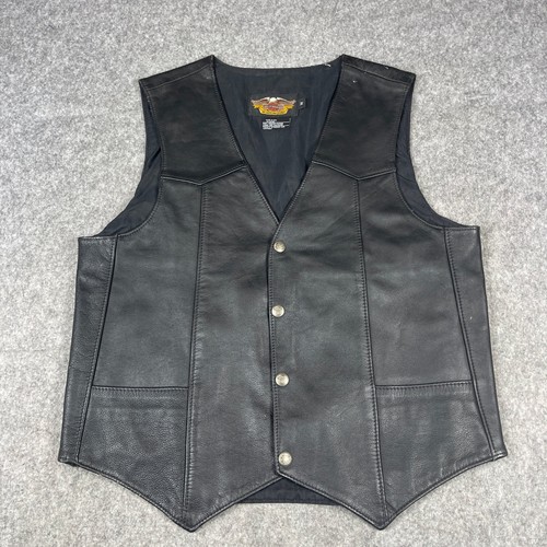 Vtg harley davidson mens black - vtg, harley-davidson