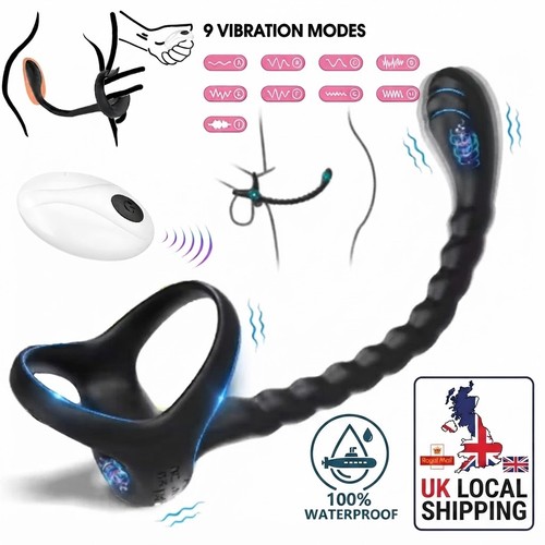 Penis cock ring anal vibrator - cock,