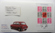 Great Britain cover Edinburgh 2009 British Design Classics definitive M-Sheet