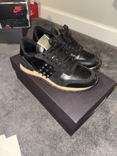 Valentino Garavani Trainers Mens Size UK 6 Rockrunner stud  Leather Suede