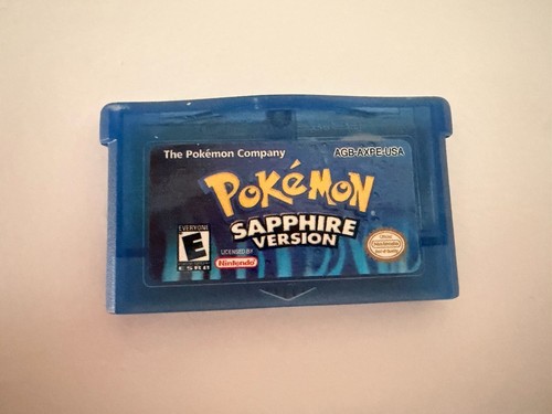 Pokémon sapphire version - sapphire, game