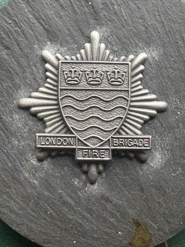 Pewter london fire brigade - london,