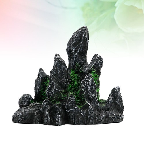 Aquarium volcano ornament fish - aquarium,