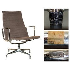 1 OF 3 BROWN 1987 VITRA EAMES