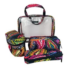 Vera Bradley 4-Piece Cosmetic