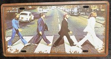 The Beatles Abbey Road Metal License Plate Tin Sign – Vintage Style Wall Decor