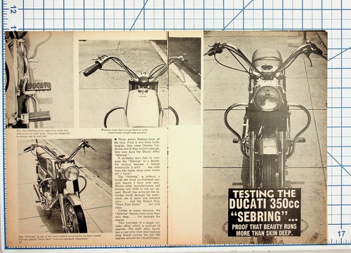 1960s ducati 350cc - 1960s, sebring