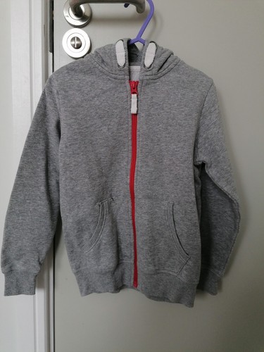 Grey full zip hoody - , hoodie