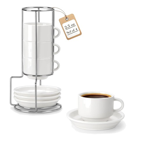 Porcelain espresso cup set - espresso,