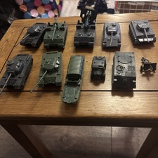 Group Of 11 Miniature Tanks