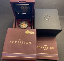 2015  Proof Gold Sovereign 5th