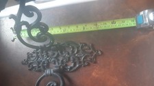 Wrought iron  Fence/wall Candle holder