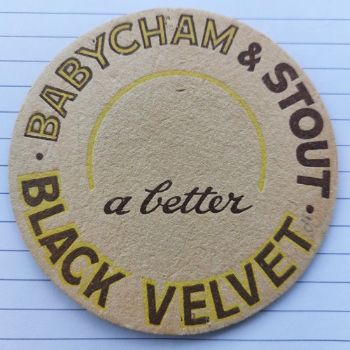 Babycham beer mat - uk, no