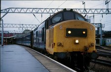 Original 35mm Rail Slide: CLASS 37/4: 37408 Loch Rannoch: CREWE: 1995 #18