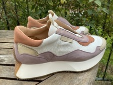RUSSELL BROMLEY FLATFORM TRAINERS SNEAKERS LILAC ORANGE WHITE 40 7 Designer
